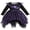 Purple, variant on Cjfdfy Toddler Baby Girl Halloween Dress Gothic Outfit Kids Baby Girls Asymmetric Tulle Tutu Dress 9 12 18 Months 2 3 4 5 6 Years Bat Spider Web Print Long Sleeve Ruffled Fall Holiday Party Dress