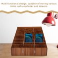 thumbnail image 3 of OUNONA Phone Box Classroom Brown Storage for Students 1Pcs, 3 of 7