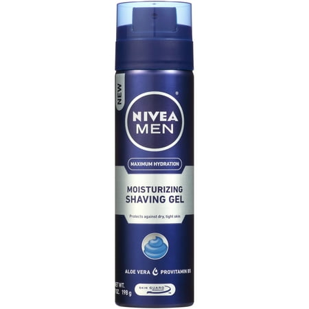 NIVEA Men Maximum Hydration Moisturizing Shaving Gel 7 (Best Shave Gel For Face)