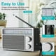 thumbnail image 2 of high quality Radios Portable AM FM Retro Radio, Transistor Radios with Loud, 2 of 5
