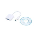 thumbnail image 4 of Graflsoa USB 3.0 to VGA Converter Adapter for HD Display, Compatible with Laptops, Desktops, Projectors, and TVs, Supports 1080P Resolution, White, 4 of 6