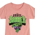 thumbnail image 3 of Marvel Hulk - Bruce Banner - Toddler And Youth Girls Fitted Short Sleeve Graphic T-Shirt, 3 of 5
