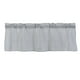 thumbnail image 2 of Cenefas translúcidas, bolsillos para varillas, accesorios para cortinas, cortinas de lino que filtran la luz gris, 2 of 9