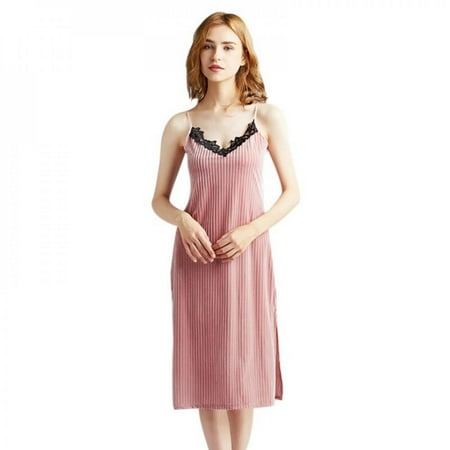 

Velvet Nightdress Women s New Spring Sexy And Comfortable Suspender Skirt Long Can Be Worn At Home