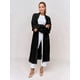 thumbnail image 4 of Suéteres Tipo Cárdigan Largos, Acogedores y Peludos para Mujer, Informales, de Larga y con Abertura Frontal, de Mohair. Negro Talla Única, 4 of 7