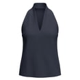 thumbnail image 6 of TGSLY Women's Halter V Neck Linen Tank Tops Lightweight Soft Sleeveless Halter Blouses Relaxed Flowy Fit Dressy Casual Solid Color Vsst XXXL, 6 of 8