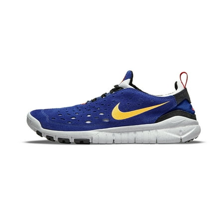 

Nike Free Run Trail CW5814-401 Men Concord/Taxi-Habanero Red-White Shoes LFF100 (11.5)