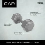 CAP Barbell 1lb Cast Iron Hex Dumbbell, Single