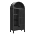 thumbnail image 1 of Pemberly Row Armoire d'Exposition de Rangement Moderne / Contemporaine en Noir, 1 of 10