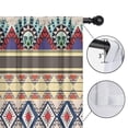 thumbnail image 4 of Blackout Kids Curtains,Boho Bohemia Geometric Line Art Childrens Insulated Curtains Set Of 2,Bedroom Essentials,Toddler Room Decor 42"x84"(106x213cm), 4 of 4