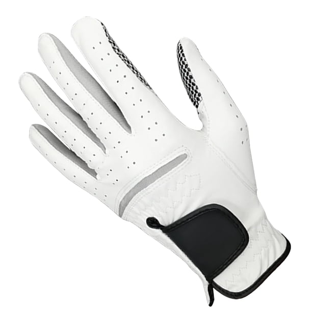 Naiovety 1 guante de Golf para hombre, manopla transpirable elástica de piel sintética antideslizante para deportes al aire libre Golf mano izquierda 26 tamaño Naiovety OD001066-05
