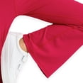 thumbnail image 5 of Girls Outerwear Leggings Yoga Pants High Waisted Wide Leg Fitness And Dance Pants 5-6 Years,Red Caqnni, 5 of 5