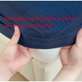 thumbnail image 2 of Municipal No Pop -Off Elastic Sheet,Solid Color Quilted Waterproof Urine -Proof Mattress Protector, Elderly and Children's Bedroom Mattress Topper,Blue,160x200cm (1pcs), 2 of 8