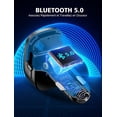 thumbnail image 5 of Transmisor FM Bluetooth 5.0 oso de fresa con 3 puertos USB y micrófono, 5 of 5