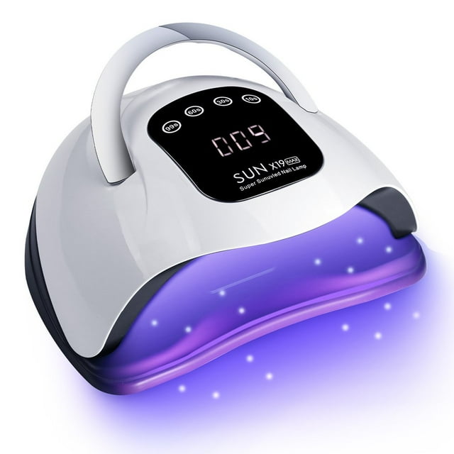HLONK Clearance Under $5.00 UV LED Nail Lamp 320W UV Nail Dryer Light for Gel Nails with 72 Led Fast Curing Gel Polish Lamp Auto Sensor Nail Art Drying Tools Curing Gel Toe Nails