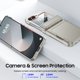 thumbnail image 4 of Oupeigar para Samsung Flip 6/7FE Funda de Teléfono con Tarjetero [Bloqueo RFID], Protección de Bisagra, Protector de Pantalla, Funda a Prueba de Golpes Todo Incluido - Titanio, 4 of 9