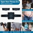 thumbnail image 4 of EMS Abdominal Muscle Trainer Toner Fitness Belt - 6 Modes 10 Intensity Levels, Electric Stimulator for Abs Arms Legs Buttocks, Portable EMS Body Sculpting Belt, 4 of 8