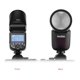 thumbnail image 2 of Lámpara flash Godox V1S Flash profesional para cámara Speedlite Speedlight Cabeza redonda inalámbrica 2.4G Fresnel Zoom para Sony a7RII a7R a58 a99 ILCE6000L a7RIII a7R3 a9 a77II a77 a350 Cámaras para Maboto  Lámpara flash, 2 of 7