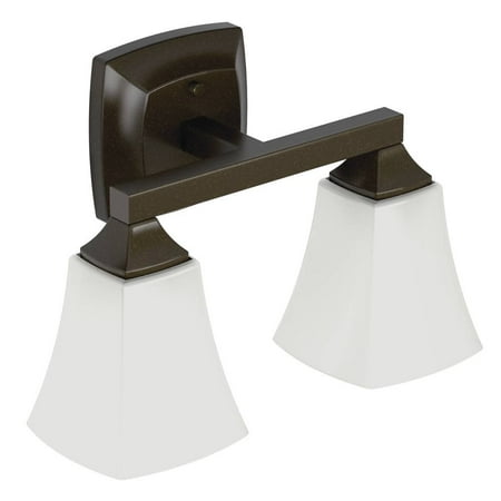 

Moen Voss Oil Rubbed Bronze Two Globe Bath Light