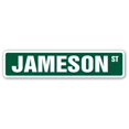 thumbnail image 1 of SignMission A-18-SS-JAMESON Plaque en Aluminium de Rue en Métal pour Chambre de Nom d'Enfant, 1 of 1