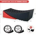 2 Pack Camper Leveler RV Truck Leveling Blocks Ramps Wheel Chock