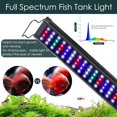 thumbnail image 3 of Aquarium Light Full Spectrum LED Fish Tank Lights - Adjustable Multi-Color LEDs with Extendable Brackets W-W for Freshwater Plants (W(-)), 3 of 7