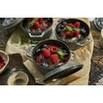 thumbnail image 6 of Staub Cast Iron 0.5-qt Round Cocotte - Graphite Grey, 6 of 7