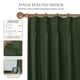 thumbnail image 3 of Cortinas de lino plisadas IVAPUPU, opacas, 240 x 240 cm, color verde, 3 of 8