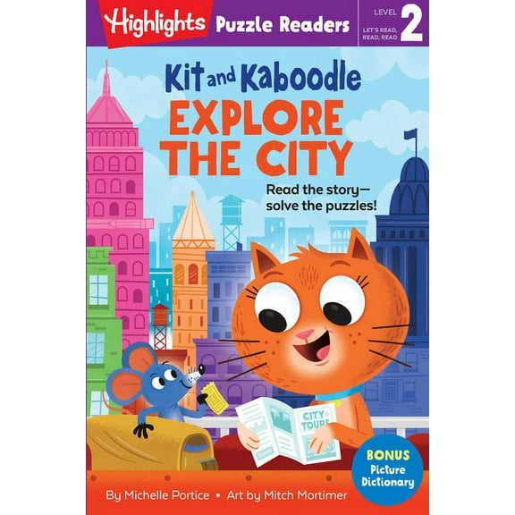 Highlights Puzzle Readers Kit and Kaboodle Explore the City, (Paperback)