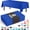 Blue, variant on General Pack Of 6 Premium Plastic Tablecloth 54 Inch x 108 Inch Rectangle Plastic Table Cover - Light Yellow