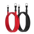 thumbnail image 5 of 4 AWG Battery Cable 4AWG Gauge Pure Copper Battery Inverter Cables with 3/8 in Lugs Both Ends Power Inverter Wire Set, 5 of 5
