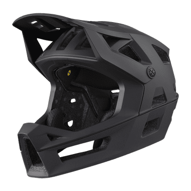iXS Trigger FF MIPS Enduro Mountain Bike Full Face Helmet, Black, ML(57-59cm)