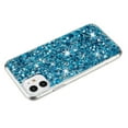 thumbnail image 3 of for iPhone 11 Glitter Case, Cute Bling Sparkle Shiny Slim Soft Silicone Reflective Clear TPU Bumper Women Girls Shockproof Protective Phone Case for iPhone 11, Blue, 3 of 6