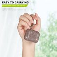 thumbnail image 2 of AirPods Case, Luxury Glitter Hard Cover,Shockproof Protective AirPod Accessories with Keychain for Apple AirPod Charging Case 2 & 1 (Silver Glitter), 2 of 2