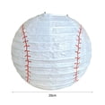 thumbnail image 2 of Farol de papel deportivo hecho a mano para decoración de fiesta de cumpleaños (béisbol), 2 of 7