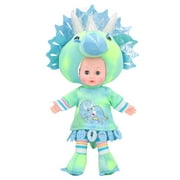 Baby Cute Doll, Dinosaur Doll Flexible Eyes  For Birthday Gifts For Girls Pink