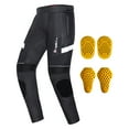 thumbnail image 2 of Neinkie 1 Set Motorcycle Pants with Knee Pads Detachable Liner Breathable Protective Cycling Trousers Riding Clothes, 2 of 9