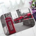thumbnail image 1 of YUSDECOR Red Buses Phone Box Home Decor Floor Mat Area Rug Doormat Size 15.7x23.6 Inches, 1 of 1