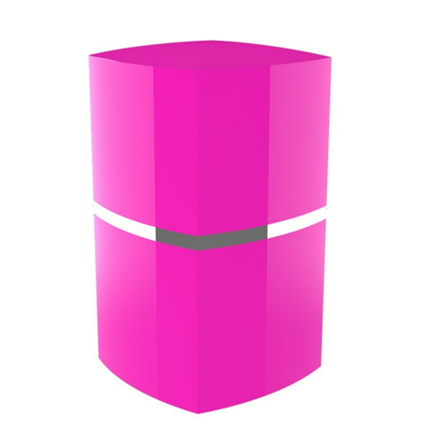 Bola de rodillo de piedra volcánica Control de absorción de aceite facial Reducción de poros Refresc Abanopi Cuadrado/Rosa