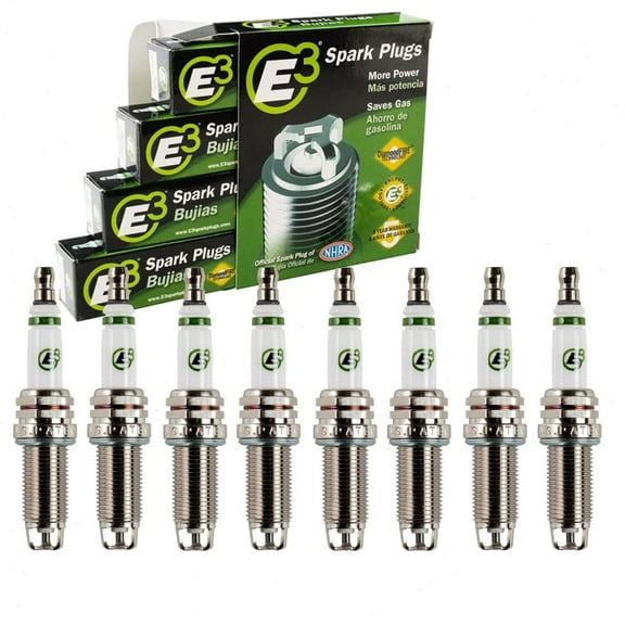 8 pc E3 Spark Plugs compatible with Jeep Grand Cherokee 4.7L 5.7L V8 2008-2017