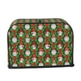 thumbnail image 2 of Daiia Santa Claus And Gnomes Pattern 2 slice Toaster Cover, Toaster Appliance Dust-proof Cover For Kitchen Small Appliance Dust Cover and Fingerprint Protection, 2 of 7