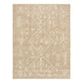 thumbnail image 3 of Unique Loom Rabat Shag Collection Area Rug - Tribal (9' x 12' 2" Rectangle Taupe/Ivory), 3 of 7