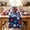 Blue, variant on Fmbmuo Independence Day Atmospheres Home Decoration Tablecloth for Dining Table Living Room 72"x13" Linen Texture