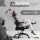 thumbnail image 3 of Silla de oficina Oline ErgoAir ergonómica ajustable lumbar negra, 3 of 8