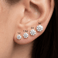 thumbnail image 6 of Pompeii 2 Ct TW Lab Grown Round Diamond Studs 14k Yellow Gold (FG,VS), 6 of 6