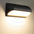 thumbnail image 1 of Aplique de exterior de 12W con sensor de movimiento, Aplique de pared moderno para interior/exterior, 3000K IP65, Aplique de exterior para jardín, patio, recibidor, pasillo., 1 of 5