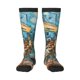thumbnail image 1 of Balery Whimsical Cats Night Cafe Calcetines novedosos Calcetines deportivos Calcetines hasta la rodilla Calcetines de algodón Calcetines originales y geniales, 1 of 6