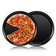 thumbnail image 2 of Bandeja para Pizza, Bandeja Antiadherente para Pizza, Bandeja Redonda para Hornear para Horno, Utensilios para Hornear y Servir Saludables, Núcleo Acero Inoxidable, Paquete de 2, 2 of 5