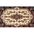 thumbnail image 1 of Ahgly Company Machine Washable Indoor Rectangle Traditional Brown Area Rugs, 5' x 7', 1 of 7