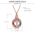 thumbnail image 2 of Tree of Life Urn Necklace for Ashes Eternity Crystal Tree of Life Necklace for Women Valentines Day Anniversary Birthday Mothers Day Gifts for Her w/Funnel Filler, 2 of 9